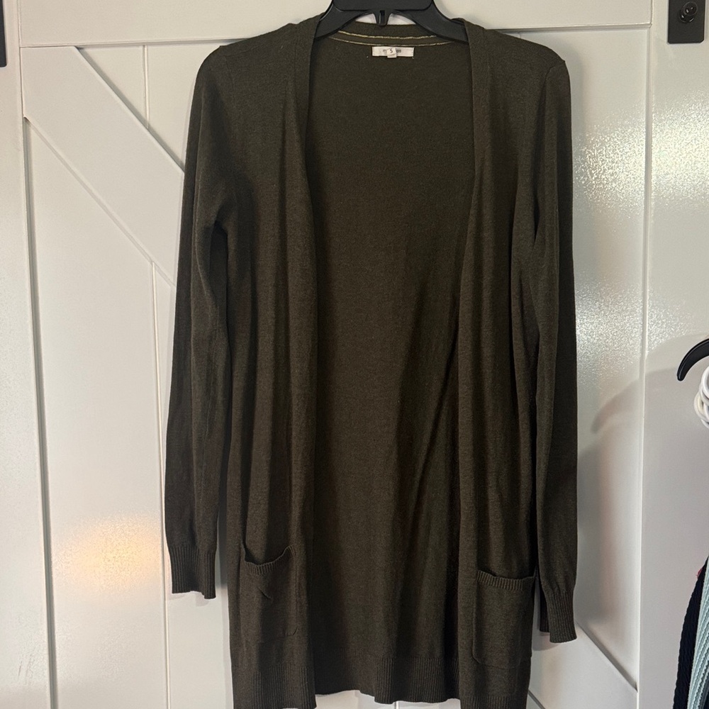 Maurices Dark Olive Women's Cardigan